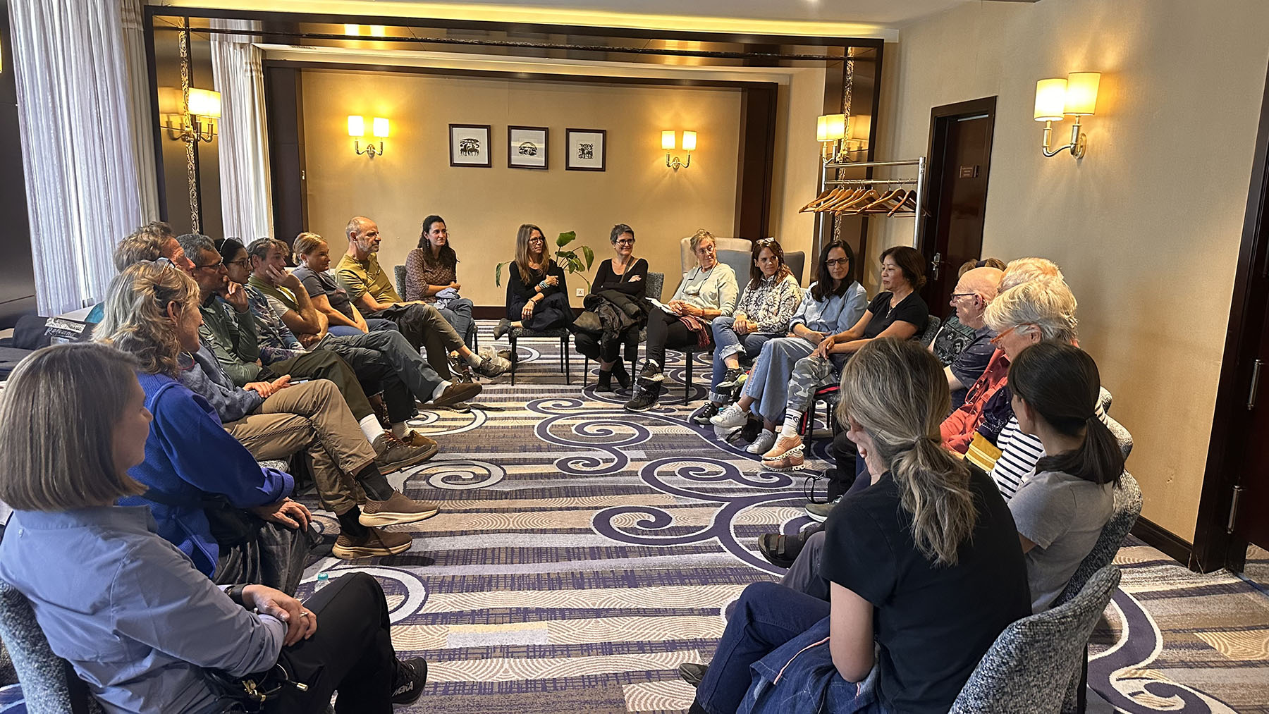 Meeting and introduction on arrival day