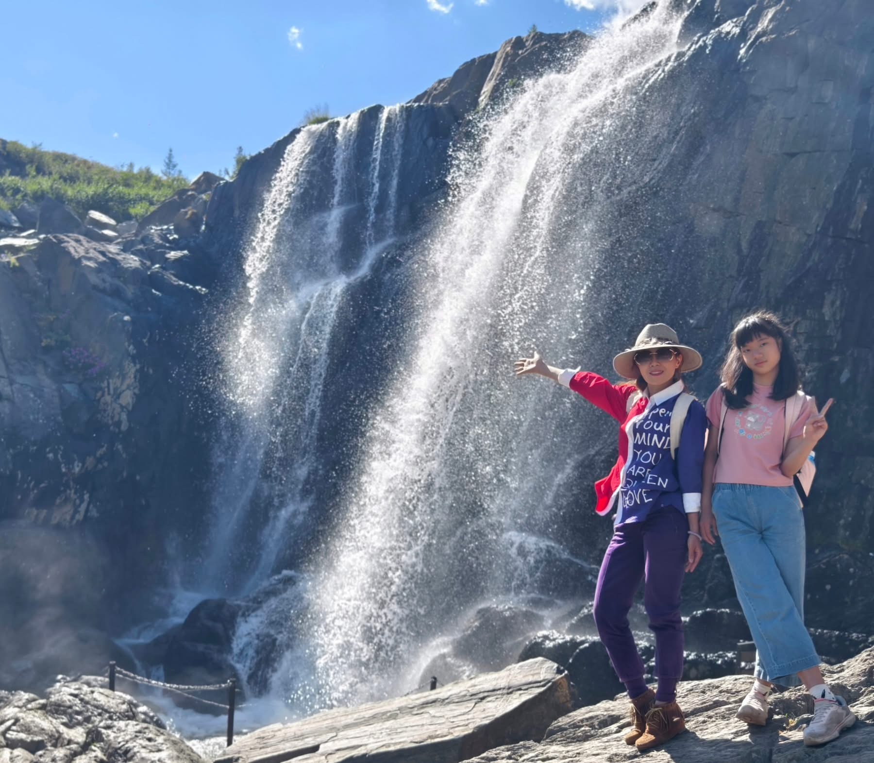 Baga Turgen Waterfall - near Khoton Lake- Western Mongolia
