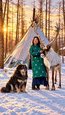 Tsaatan - Reindeer people of Mongolia