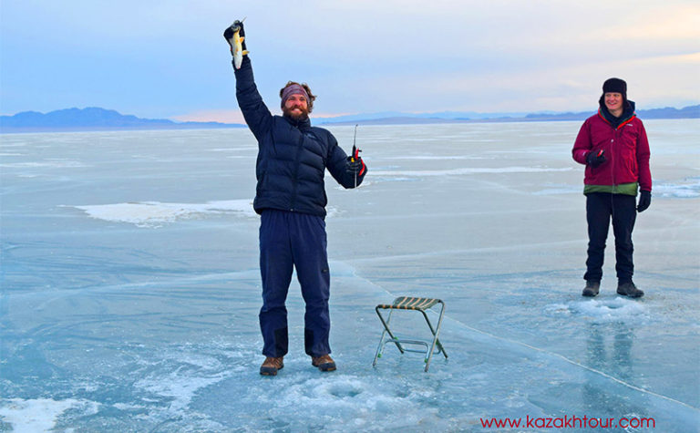 ice fishing western mongolia kazakh tour