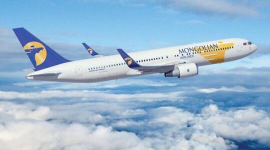 MIAT Mongolian airlines domestic flight