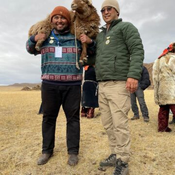 Juan won sheep on sheep lifting competition