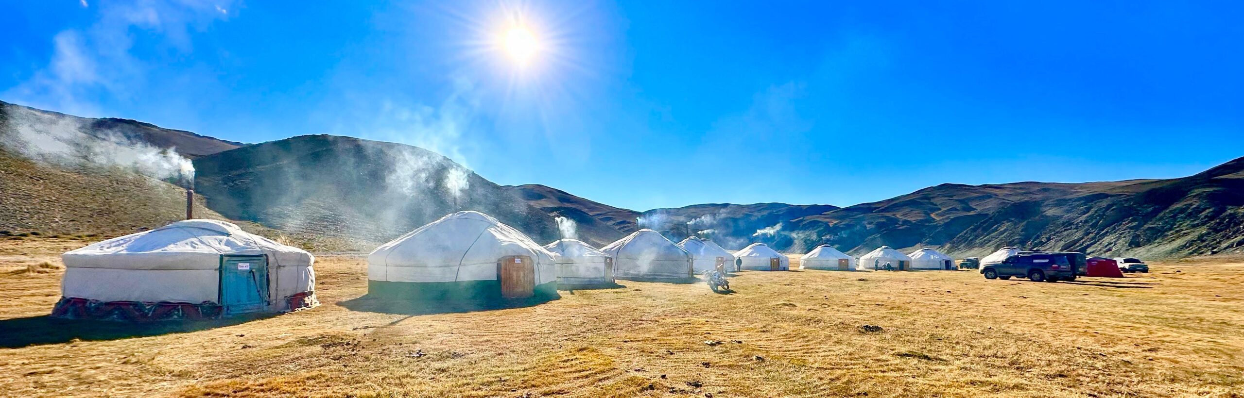 kazakh tour temporary ger camp mongolia