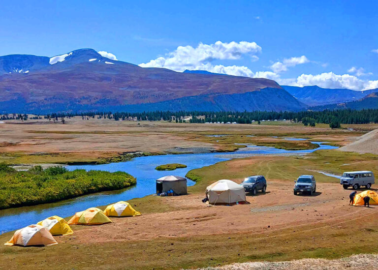 CAMPING BY BAGA TURGEN RIVER