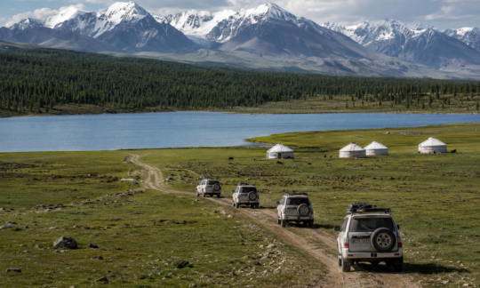Khoton Khurgan Lakes Mongolia