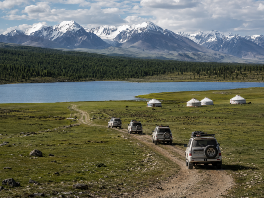 Khoton Khurgan Lakes Mongolia